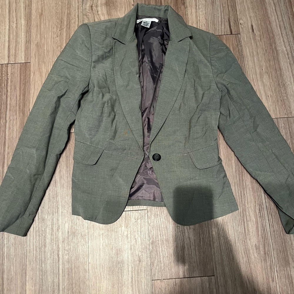 Gray professional blazer size 6P